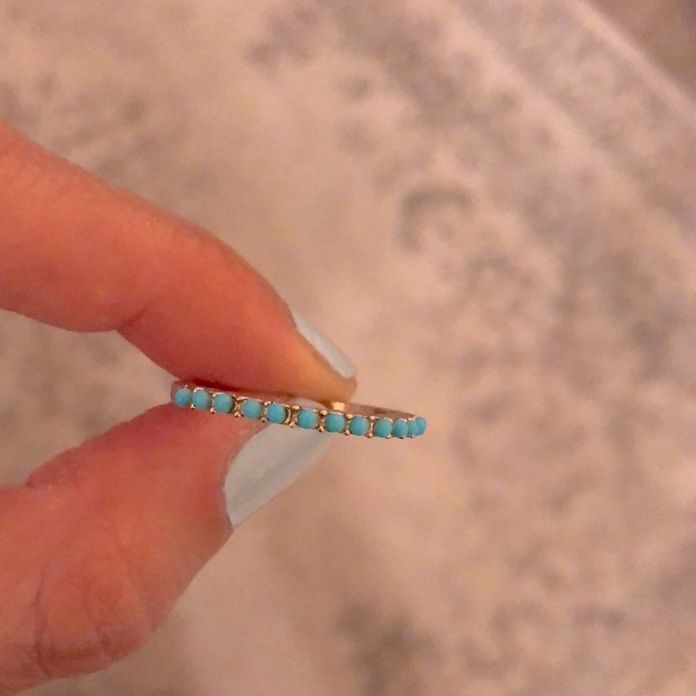 Gorgeous Stackable Turquoise Ring - image 7